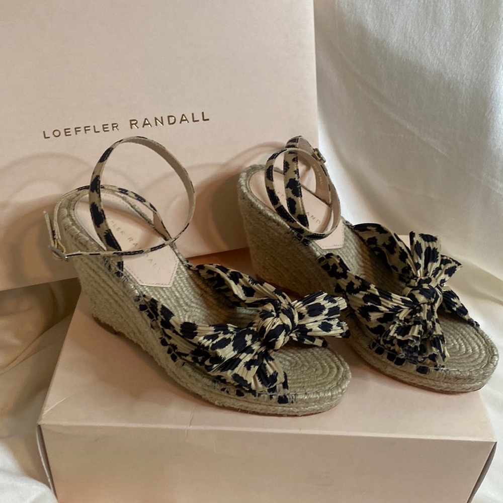 NWT Loeffler Randall Cheetah Espadrille